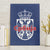 Serbia Flag Canvas Wall Art with Double-Headed Eagle and National Coat of Arms Design