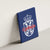 Serbia Flag Canvas Wall Art with Double-Headed Eagle and National Coat of Arms Design