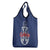 Serbia Flag Grocery Bag with Double-Headed Eagle and National Coat of Arms Design