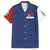 Serbia Flag Hawaiian Shirt with Double-Headed Eagle and National Coat of Arms Design