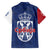 Serbia Flag Hawaiian Shirt with Double-Headed Eagle and National Coat of Arms Design