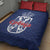 Serbia Flag Quilt Bed Set with Double-Headed Eagle and National Coat of Arms Design