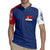 Serbia Flag Rugby Jersey with Double-Headed Eagle and National Coat of Arms Design