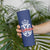 Serbia Flag Skinny Tumbler with Double-Headed Eagle and National Coat of Arms Design