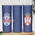 Serbia Flag Skinny Tumbler with Double-Headed Eagle and National Coat of Arms Design