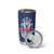 Serbia Flag Tumbler Cup with Double-Headed Eagle and National Coat of Arms Design