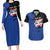 Puerto Rico Couples Matching Long Sleeve Bodycon Dress and Hawaiian Shirt with Coqui Frog Symbol and Distressed Flag Design