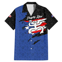 Puerto Rico Family Matching Mermaid Dress and Hawaiian Shirt with Coqui Frog Symbol and Distressed Flag Design