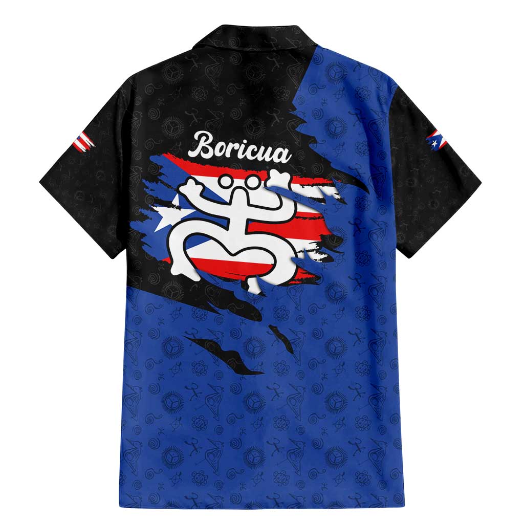 Puerto Rico Family Matching Mermaid Dress and Hawaiian Shirt with Coqui Frog Symbol and Distressed Flag Design
