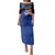 Puerto Rico Family Matching Puletasi and Hawaiian Shirt with Coqui Frog Symbol and Distressed Flag Design
