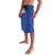 Puerto Rico Lavalava with Coqui Frog Symbol and Distressed Flag Design