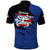 Puerto Rico Polo Shirt with Coqui Frog Symbol and Distressed Flag Design
