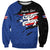 Puerto Rico Sweatshirt with Coqui Frog Symbol and Distressed Flag Design