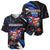 Puerto Rico Rooster Baseball Jersey with Flag Design and Tropical Hibiscus Flowers