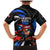 Puerto Rico Rooster Family Matching Mermaid Dress and Hawaiian Shirt with Flag Design and Tropical Hibiscus Flowers