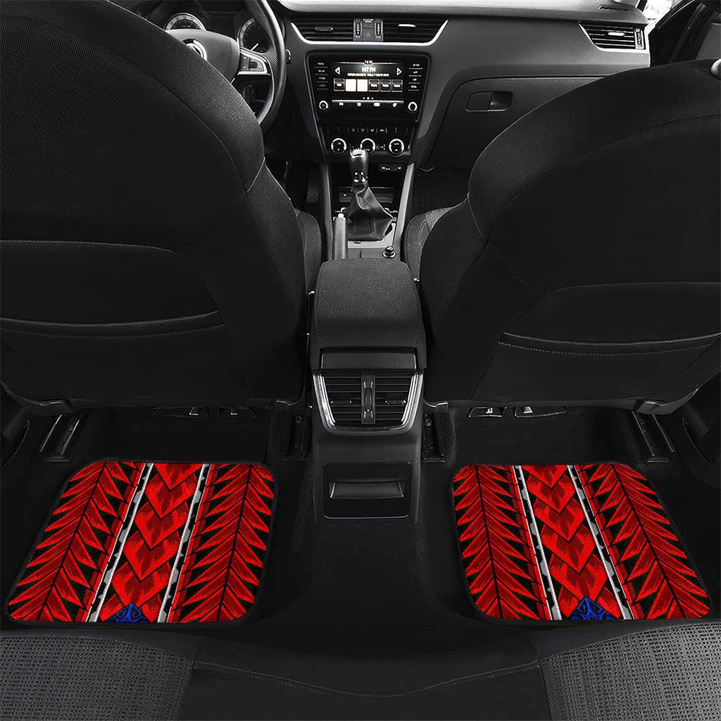 Puerto Rico Car Mats with Tribal Patterns, Flag Emblem, and Taino Symbol Design