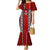 Puerto Rico Family Matching Mermaid Dress and Hawaiian Shirt with Tribal Patterns, Flag Emblem, and Taino Symbol Design