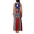 Puerto Rico Family Matching Tank Maxi Dress and Hawaiian Shirt with Tribal Patterns, Flag Emblem, and Taino Symbol Design
