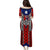 Puerto Rico Puletasi with Tribal Patterns, Flag Emblem, and Taino Symbol Design