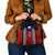 Puerto Rico Shoulder Handbag with Tribal Patterns, Flag Emblem, and Taino Symbol Design
