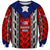 Puerto Rico Sweatshirt with Tribal Patterns, Flag Emblem, and Taino Symbol Design