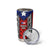 Puerto Rico Tumbler Cup with Tribal Patterns, Flag Emblem, and Taino Symbol Design