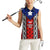 Puerto Rico Women Sleeveless Polo Shirt with Tribal Patterns, Flag Emblem, and Taino Symbol Design