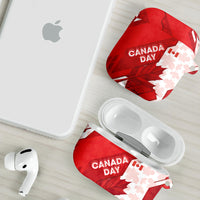 Canada Day Patriotic Maple Leaf AirPods Case Geometric Rocky Mountain Art Heritage 1867 Graphic
