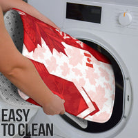 Canada Day Patriotic Maple Leaf Bathroom Set Geometric Rocky Mountain Art Heritage 1867 Graphic