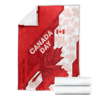 Canada Day Patriotic Maple Leaf Blanket Geometric Rocky Mountain Art Heritage 1867 Graphic