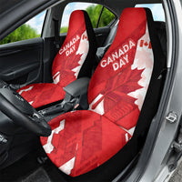 Canada Day Patriotic Maple Leaf Car Seat Cover Geometric Rocky Mountain Art Heritage 1867 Graphic