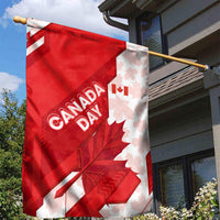 Canada Day Patriotic Maple Leaf Garden Flag Geometric Rocky Mountain Art Heritage 1867 Graphic