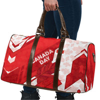 Canada Day Patriotic Maple Leaf Travel Bag Geometric Rocky Mountain Art Heritage 1867 Graphic