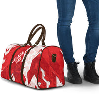 Canada Day Patriotic Maple Leaf Travel Bag Geometric Rocky Mountain Art Heritage 1867 Graphic