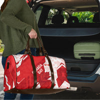 Canada Day Patriotic Maple Leaf Travel Bag Geometric Rocky Mountain Art Heritage 1867 Graphic