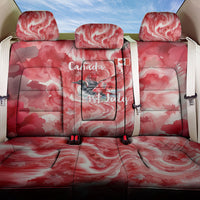 Canada Day Loon And Maple Leaf Back Car Seat Cover Watercolor Nature Scenery Mari Usque Ad Mare Artistic