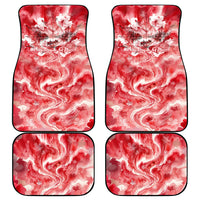 Canada Day Loon And Maple Leaf Car Mats Watercolor Nature Scenery Mari Usque Ad Mare Artistic
