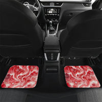 Canada Day Loon And Maple Leaf Car Mats Watercolor Nature Scenery Mari Usque Ad Mare Artistic
