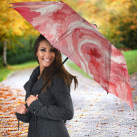 Canada Day Loon And Maple Leaf Umbrella Watercolor Nature Scenery Mari Usque Ad Mare Artistic