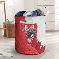 Canada Day Laundry Basket Patriotic Maple Leaf - Robotic Fist