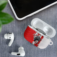 Canada Day AirPods Case Patriotic Maple Leaf - Robotic Fist