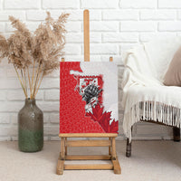 Canada Day Canvas Wall Art Patriotic Maple Leaf - Robotic Fist