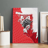 Canada Day Canvas Wall Art Patriotic Maple Leaf - Robotic Fist