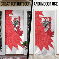 Canada Day Door Cover Patriotic Maple Leaf - Robotic Fist