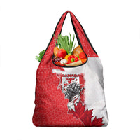 Canada Day Grocery Bag Patriotic Maple Leaf - Robotic Fist