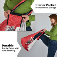 Canada Day Grocery Bag Patriotic Maple Leaf - Robotic Fist