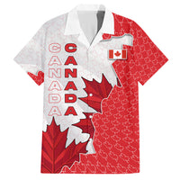 Canada Day Hawaiian Shirt Patriotic Maple Leaf - Robotic Fist