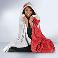Canada Day Hooded Blanket Patriotic Maple Leaf - Robotic Fist