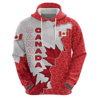 Canada Day Hoodie Patriotic Maple Leaf - Robotic Fist
