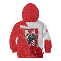 Canada Day Kid Hoodie Patriotic Maple Leaf - Robotic Fist